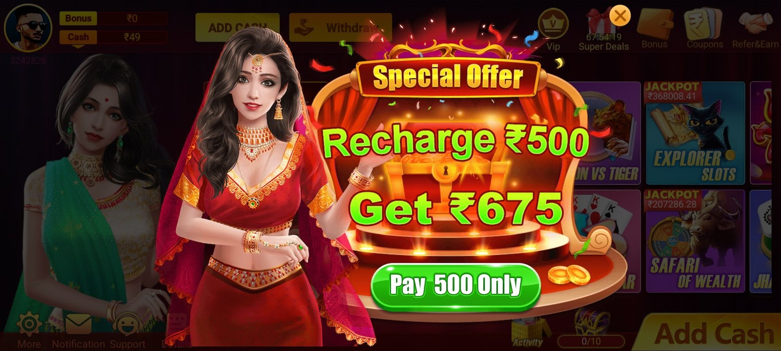New Teen Patti Lotus App Download Online Lotus Best indian App Get 675 Rupeey